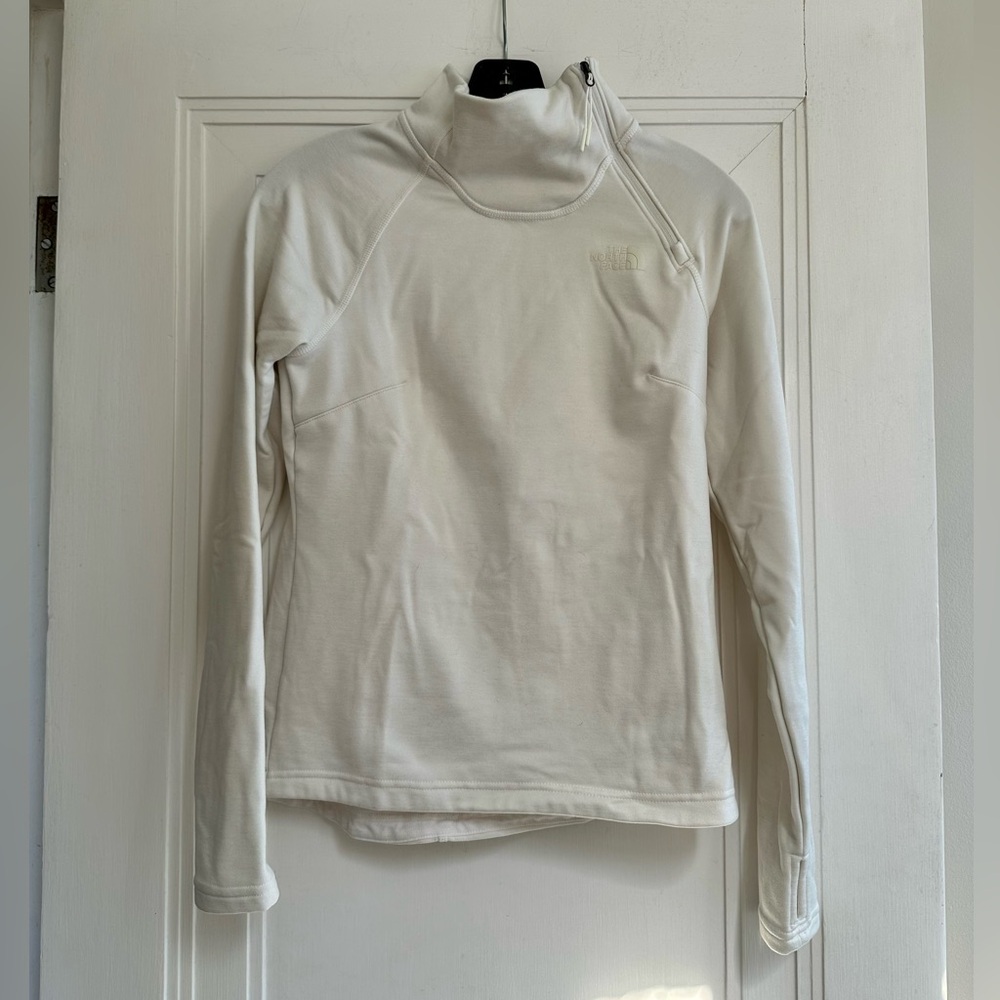The North Face Canyonlands Women’s 1/4-zip Cream Pullover - Size XS